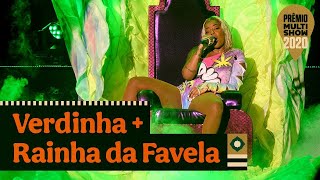 Ludmilla  Verdinha Remix e Rainha da Favela  Prêmio Multishow 2020 [upl. by Byrann]