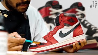 Air Jordan 1 Lost and Found Custom [upl. by Ahk]