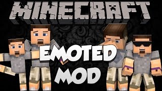 EMOJI ANIMATIONS IN MINECRAFT Minecraft Emotes Mod HD [upl. by Llerrut]