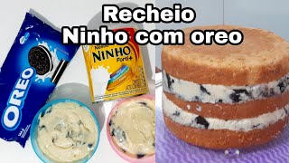 Recheio brigadeiro de NINHO com OREO 😋Delicioso🤤 [upl. by Yukio273]