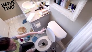 How to Clean A Bathroom The Best Bathroom Cleaning Tutorial Clean My Space [upl. by Adaven24]