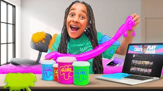 Cali Reviews Store Bought SLIME [upl. by Sanborn]