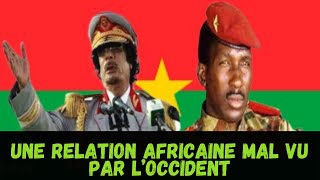 Une Relation Mal Vue Par LOccident Qui Se Termine Par Un Coup Détat  SANKARA amp KADHAFI [upl. by Orelle]