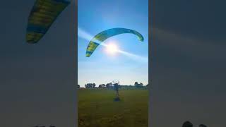 Perfect paramotor launch in 9 steps Can you count them paramotor takeoff shorts [upl. by Yelekalb]