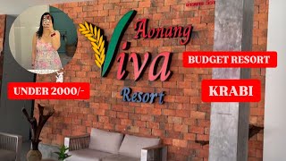 BUDGET RESORT IN KRABI  UNDER 2000 RS  Review TOUR  DETAILS COST placestostay hotel travel [upl. by Schaffer]