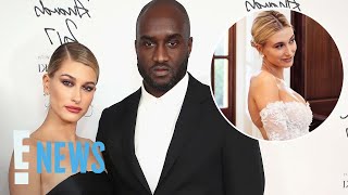 Hailey Bieber REVEALS BehindtheScenes Wedding Gown Photos With Justin Bieber  E News [upl. by Sabec]