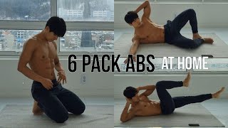 6 PACK ABS WORKOUT AT HOME 7MIN  No Equipment  Intermediate  7분 식스팩 ABS 복근 운동 중급자 버전  장비없음 [upl. by Valerye458]