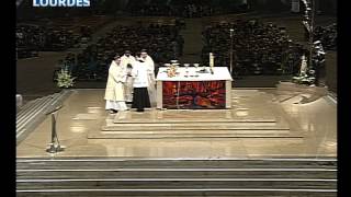 Lourdes Messe Internationale du mercredi 23 sept 2015International Mass France [upl. by Free]