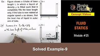 Class 11 Physics  Fluid Statics  25 Solved Example9 on Fluid Statics  For JEE amp NEET [upl. by Heng]