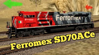 Addons Ferromex SD70ACe  Trainz Simulator Android [upl. by Hanshaw583]