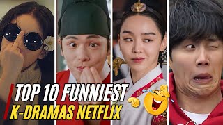 Top 10 HILARIOUS Korean Comedy K Dramas on Netflix [upl. by Branham739]