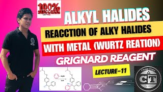 Grignard Reagent Reaction of Alkyl halide with metal Wurtz reaction🔥for IIT JEE ampNEET🔥 [upl. by Lorola]