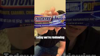 Snickers  HI Protein Bar Review [upl. by Litman]