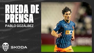 RUEDA DE PRENSA DE PABLO GOZÁLBEZ POSTERIOR AL UD LOGROÑÉS 02 VALENCIA CF [upl. by Arick363]