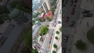 Torontos Dry Streets From Torrential Rain to Traffic Jam torontonews downtowntoronto [upl. by Martie]