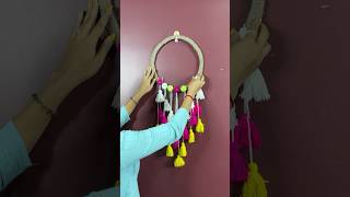 Beautiful Wall Hanging Craft short youtubeshort reel viral trending diycrafts wallhanging [upl. by Crissy547]