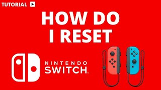 How to reset joy cons on Nintendo Switch [upl. by Winser]