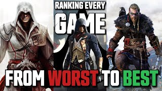 Ranking Every Assassins Creed Game From Worst To Best [upl. by Alisha]