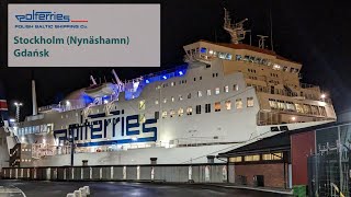 18 hours ferry trip from Nynäshamn 🇸🇪 to Gdańsk 🇵🇱 with Polferries [upl. by Aysan]