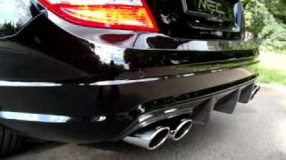 MEC Design W204 C63 AMG Exhaust [upl. by Saltsman]