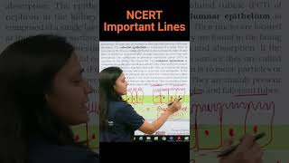 Ciliated vs Brush bordered Epithelium  Biology NEETNCERT important lines for NEET neet2025 [upl. by Narat92]