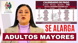 📢PAGO A RECIBIR AVISO PARA ADULTOS MAYORES 65 Y MAS🔔SE ALARGA EL CALENDARIO💥 [upl. by Eachelle342]