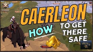 Transport to Caerleon WITHOUT RISK l ALBION ONLINE GUIDE [upl. by Mikeb]