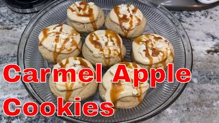 Dollar Tree Recipe Ideas  Apple Cider Carmel Cookies From Muffin Mix [upl. by Gratia442]