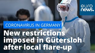 Germany new outbreak New restrictions imposed in Gütersloh after local flareup [upl. by Suzie904]