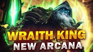 New Dota 2 Arcana Set for Wraith King  King Kringle Frostivus 2023 [upl. by Ttesil]