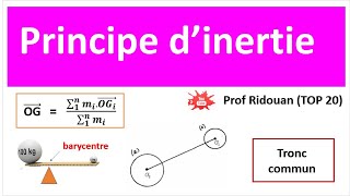 principe dinertie résumé tronc commun احسن وافضل ملخص [upl. by Zwick952]