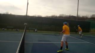 Mens amp Womens Tennis  Penn StateBehrend Highlights  Apr 21 2014 [upl. by Oicnevuj311]