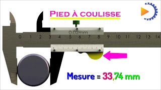 Pied à coulisse  comment utiliser et lire un calibre à coulisse [upl. by Ymot904]