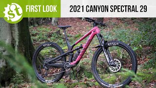 2021 Canyon Spectral 29 90 First Look and Ride Impressions [upl. by Mitch]