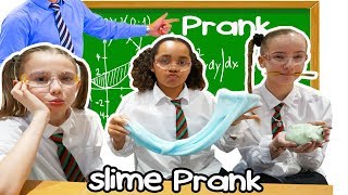 TIANAS SLIME PRANK IN SCHOOL CLASSROOM [upl. by Tollman]