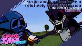 Majin and Xanthus have a relatively short discussion FRIDAY NIGHT FUNKIN’ DSREDUX ANIMATION [upl. by Nerrawed637]