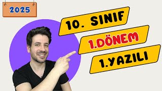 10 SINIF TARİH 1 DÖNEM 1 YAZILI  2025 [upl. by Anerat]