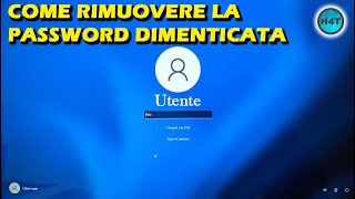 Eliminare password dimenticata di Windows Tutte le versioni di windows [upl. by Llireva]