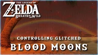 Breath of the Wild How to Cause amp Carry Glitched Blood Moons Wii U [upl. by Warfeld]