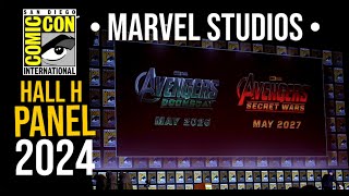 MARVEL STUDIOS FULL HALL H PANEL  SAN DIEGO COMIC CON 2024 [upl. by Alarise]