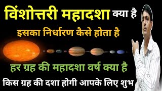 विंशोत्तरी दशा क्या है । विंशोत्तरी महादशा । विंशोत्तरी । Vimshottari Dasha । Vimshottari Mahadasha [upl. by Ennalorac]