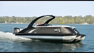 2016 Bennington QX Fiberglass Series Pontoon Boats 2572 QXCWWA HD [upl. by Gertrud]