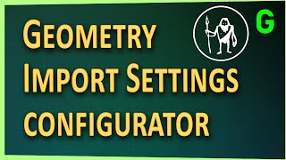 Game Engine Programming 0652  Geometry import settings configuration [upl. by Celeste]