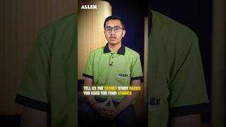 Rishit Aggarwal AIR35 in JEE Advanced 2024 🎯 Study Hacks for JEE Success 🚀 ALLEN JEETopper AIR35 [upl. by Cesya112]