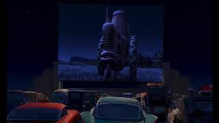 Cars Go to Radiator Springs Cinema to Watch Mcqueen amp Mater Tractor Tipping [upl. by Yulma]