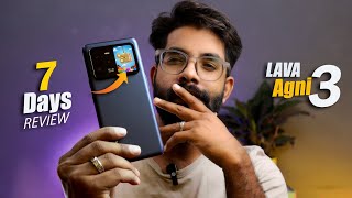 Lava Agni 3 After 7 days Review  Best 5G Phones under 20K with Dual Display⚡ [upl. by Akere]