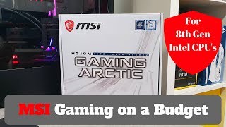 MSI H310M Gaming Arctic Motherboard Unboxing and Overview [upl. by Kalina]