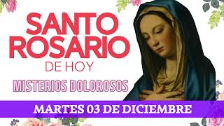 💖Santo Rosario Con Letanias hoy MARTES 03 DE Diciembre MisteriosDolorosos🌿Rosario a la Virgen María🌿 [upl. by Bunny284]