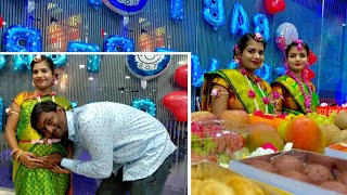 Baby Shower Highlights  Dohale jevan  Vlog 02  2021  priyanka shelke vlog [upl. by Nosnah]