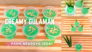 Creamy Gulaman  Pang Negosyo Idea  Budget Friendly Recipe [upl. by Enajharas318]